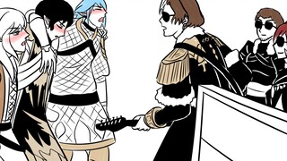 [FF14 ลายมือ] คอนเสิร์ตรถไฟของสามสาวงามบนท้องฟ้า และสามสาวงามในความมืดที่ดื่มไวน์ปลอม