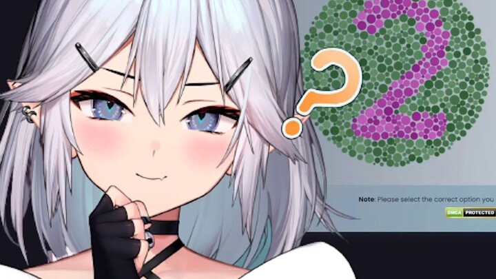 【Veibae】Live broadcast to take everyone through a color blindness test