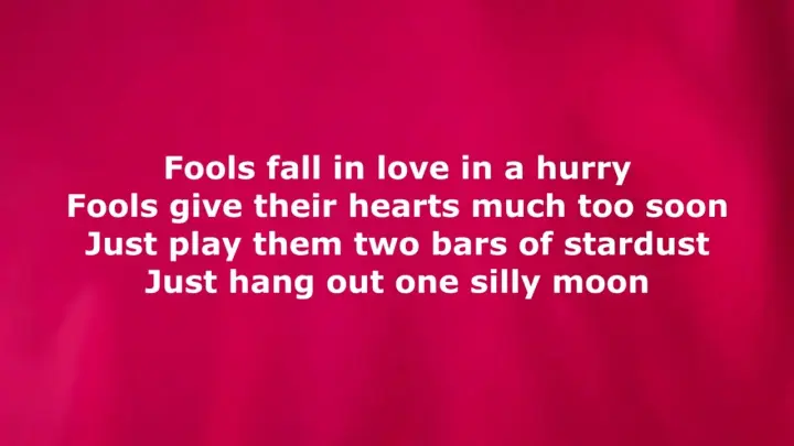 Fools fall