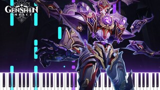 [ เก็นชินโอมแพกnt/Piano] Skirmisher Zhouben "เทพแห่งเครื่องทรู" Boss Battle Stage 2 Battle Music Piano Version Arrangement (Piano Duet)