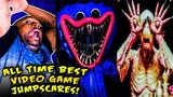 WORST ALL TIME JUMPSCARES IN HORROR GAMES!!! REACTION