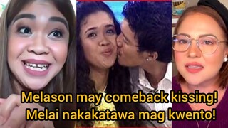 Melai Cantiveros NAKAKATAWA sa interview kasama si Jolina at Carla!  Melason may KISSING on SCREEN!