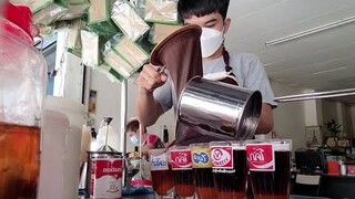 นมเขียว เผือก เขียวมะนาว ชาดำขายดี ''โบว์   กาแฟถุงกระดาษ''