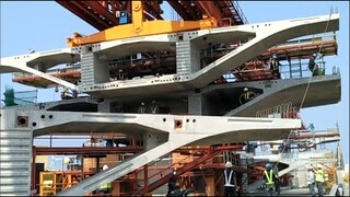 Tunnel construction completed on high-speed railway. Time lapse construction du tunnel #3