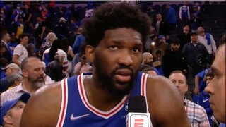 Joel Embiid on his performance in his return “I definitely wasn’t good tonight”