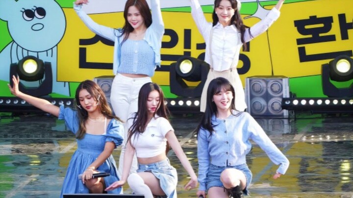 OH MY GIRL 230308 Daegu University Anniversary Concert: Full Performance of "Dun dun dance" + "Dolph