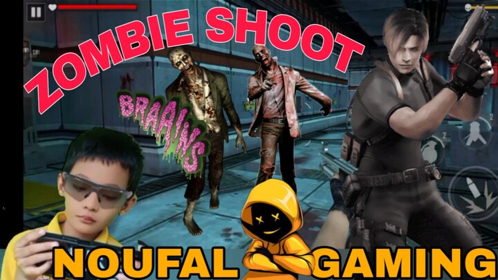 main game tembak zombie, zombie Berlarian dengan cepat