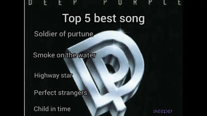 top 5 best song of deep purpule