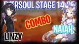 EVERSOUL STAGE 14-35 GUIDE NAIAH LINZY COMBO