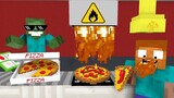 Monster School_ WORK AT PIZZA PLACE! - Minecraft Animation