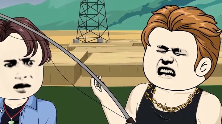 A two-pound small carp, thrown into a pond, turned into a hundred-pound giant!