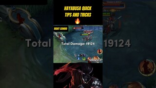 MASTER HAYABUSA USING THIS TIPS #mlbb #mobilelegends #mlbbshorts #mplid #mplindo #mplph #mlshorts