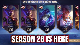 NEW SEASON 28 STARTS NOW!