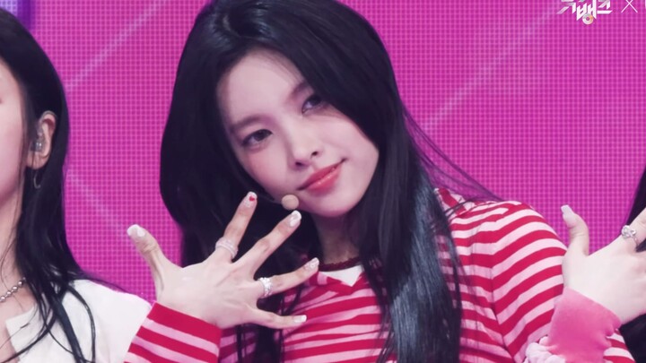 【ILLIT】Gadis yang ceria dan cantik! YUNAH - Magnetic Music Bank foto horizontal dan vertikal｜Grup ga