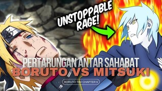 BORUTO VS MITSUKI MODE SENNIN !!! PERTARUNGAN KEDUA SAHABAT !!! BORUTO TWO BLUE VORTEX CHAPTER 6