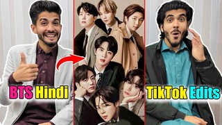 BTS Hindi Mix Hot TikTok Compilation Reaction! | BTS Hot TikTok Edits | Blinks Reactions