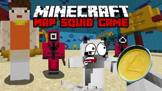 มายคราฟ สถานที่เราสามารถเล่นเกม Squid Game [ Squid Game Map 1:1 ] Minecraft