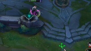 When Yongen uses E and then uses Shen's ultimate, he passes over and then flies back...