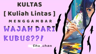 ngegambar MUKA , modal kubus aja !! GAS🔥