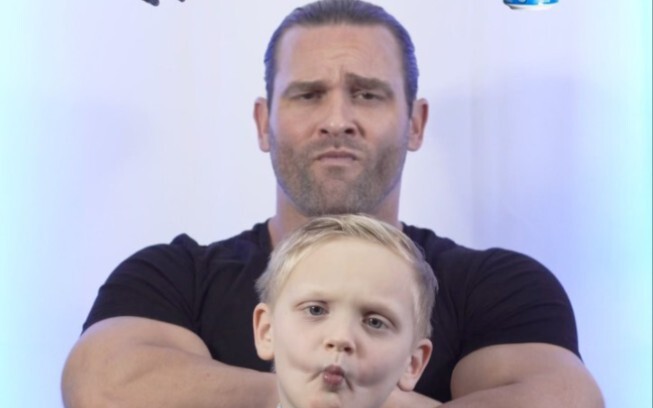 Yūjirō and Little Jack Snack Together