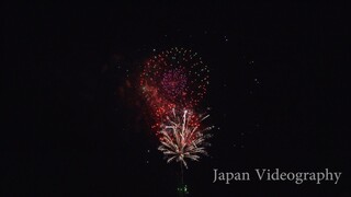 [4K]2017年 秋田・本荘川まつり花火大会 大スターマイン 4号玉連発 No.13~No.17 Honjo Fireworks Festival | Akita Japan