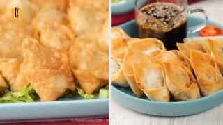 Creamy Beef Stuffed Wontons (Make & Freeze Ramzan Recipes) Recipe by Food fusion