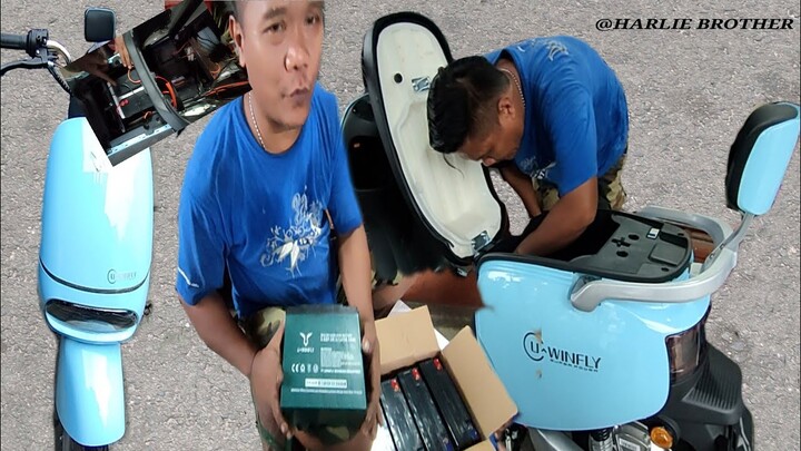 Cara Merakit dan Pasang  Rangkaian Aki Lima Set Dan Test Tarikan Speed Sepeda Listrik Model Motor