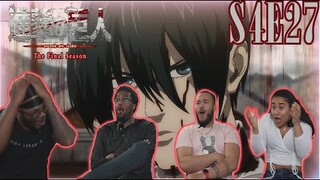 MIKASA MOTHA F&$^#ING ACKERMAN | Attack On Titan Season 4 Episode 27 Reaction