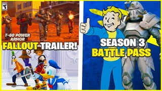 FORTNITE SEASON 3 Fallout TRAILER! Kingdom Hearts SKINS