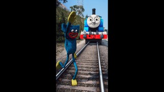 Huggy Wuggy Meets Thomas The Train Engine #shorts