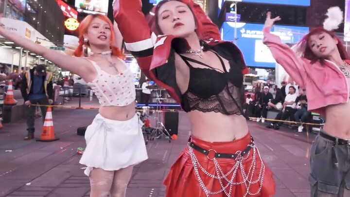 👹The red-haired ghost freak exploded the screen! Song Yuqi's solo debut song [Freak] dance cover｜Thr