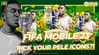 FIFA Mobile 23 Indonesia | Pele Event Icons Gratis! Ambil Yang Mana Buat Squad kalian? Wajib Nonton!