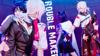 Manye: แมวที่กระจัดกระจายกัดฉันหนักมาก! 🐈Trouble Maker คนจริง MMD