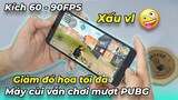 Giảm tối đa đồ họa PUBG mobile để mượt nhất! kích 60 - 90 FPS cho mọi máy! Máy cùi thử ngay nhé!