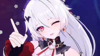 大月下初拥:"舰长💕你是先吃饭~先洗澡~还是 先吃我呢💗?"|崩坏MMD|