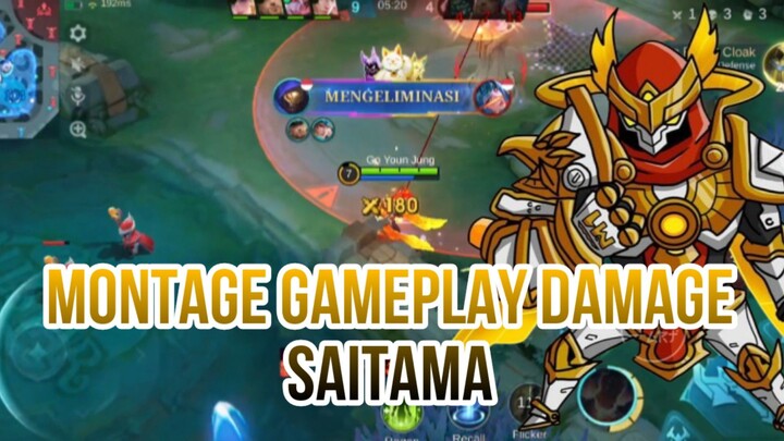 MONTAGE GAMEPLAY DAMAGE SAITAMA