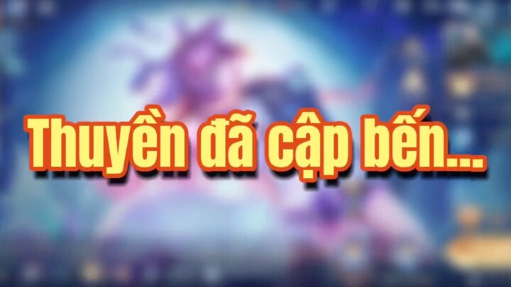 Thuyền đã cập bến