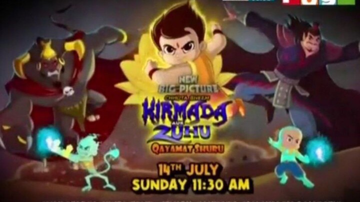 New Big Picture Chhota Bheem Kirmada Aur Zuhu Qayamat Shuru 14th July Sunday 11:30 AM