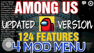AMONG US MOD MENU 2021 | 4 MOD MENUS | 124 FEATURES | ANTIBAN🔥