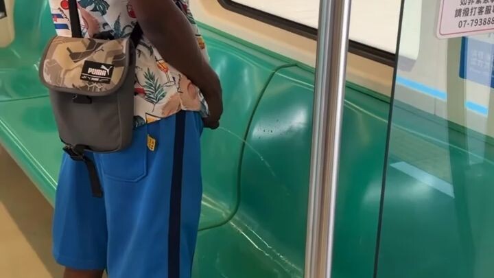 A guy was caught peeing on the MRT in Taiwan