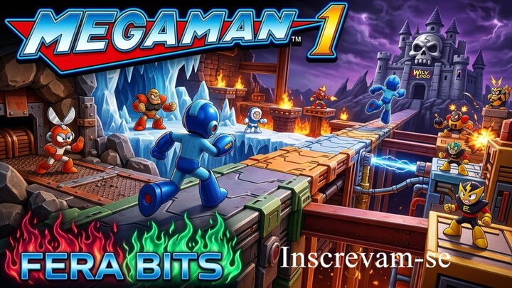Mega Man 1 é MUITO MAIS DIFÍCIL do que eu lembrava... #megaman #nes #classico