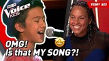 TOP 10 | Beautiful ALICIA KEYS songs covered in The Voice Kids!