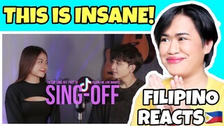 SING-OFF TIKTOK SONGS PART VI Reza Darmawangsa vs Mirriam Eka | REACTION VIDEO | Filipino Reacts