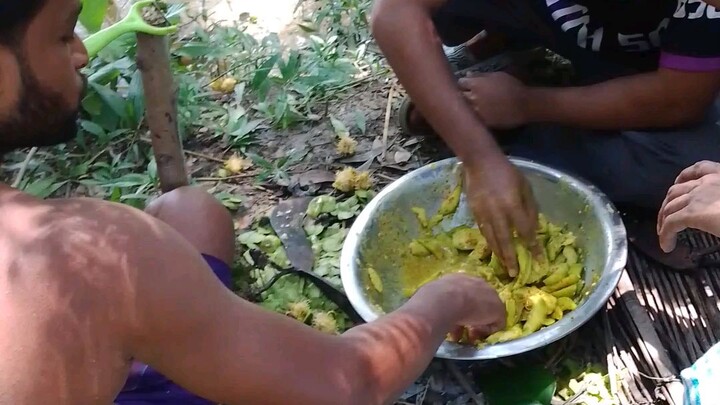 Let's all eat amla stuffed with Hog Plum together.