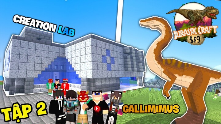 Minecraft 1000 Ngày CÔNG VIÊN KHỦNG LONG Tập 2 - Xây Phòng Thí Nghiệm Gen và Hồi sinh Gallimimus