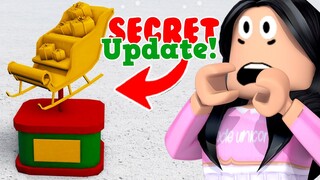 NEW Surprise Bloxburg UPDATE! *SECRET Sleigh TROPHY*