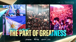 YOU ARE PART OF THE GREATNESS | M4 World Championship #DareToBeGreat #MLBBM4 #MLBBEsports #M4 #MLBB