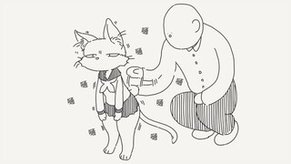 Hei... Sudah kubilang, jangan perlakukan aku seperti kucing...