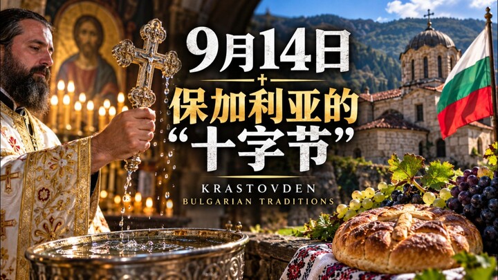 保加利亚的十字节：9月14日的克拉斯托夫登 🇧🇬✝️ | Bulgarian Tradition