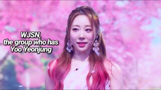 [wjsn yeonjung] whenever yoo yeonjung sings in queendom 2